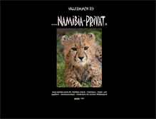 Tablet Screenshot of namibia-privat.de